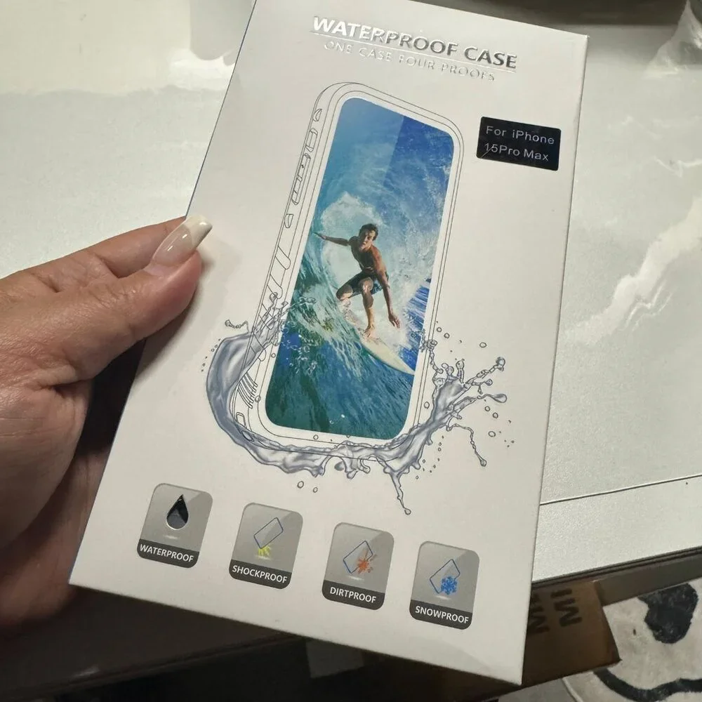 Sportlink Waterproof Case iPhone 15 Pro Max Shockproof ScreenProtectorCover NEW